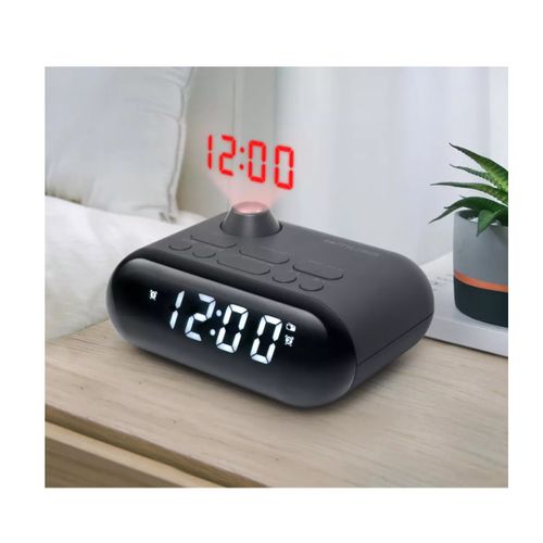 Radio-réveil Double Alarme Noir - M179p