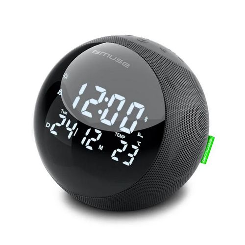 Radio-réveil Double Alarme Noir - M197bt