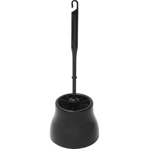 Brosse Wc Avec Support En Polypropylène Noir