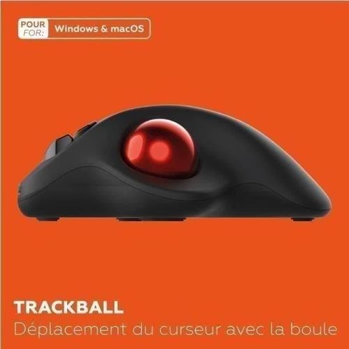 Souris Sans Fil - Mobility Lab - Trackball - Noir