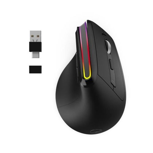 Souris Ergonomique - Sans Fil - Ml314259 - Noir