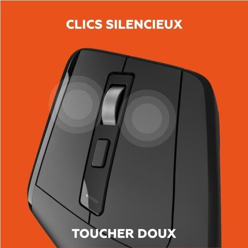 Souris Ergonomique - Sans Fil - Ml314259 - Noir