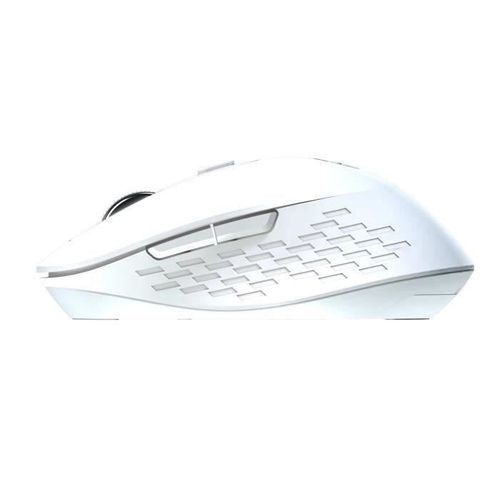 Souris Sans Fil - Omega - Bluetooth Et Récepteur 2,4ghz - Blanc