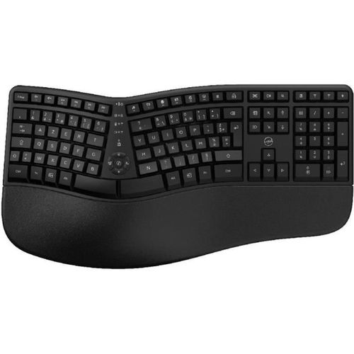 Clavier Sans Fil - Ergonomique - K30w - Azerty - Multi-connexions - Noir