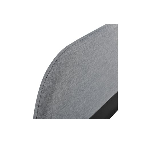 Cadre De Lit Moby Avec Sommier à Lattes En Tissu - Gris Foncé, Largeur - 160 Cm