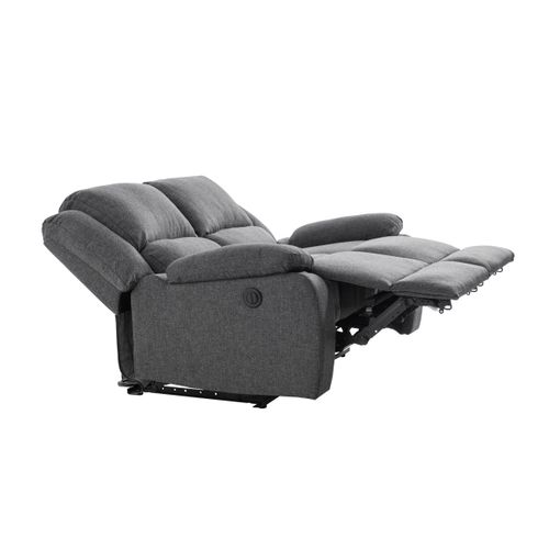 Relaxxo - Canapé De Relaxation Électrique 2 Places En Tissu Leo