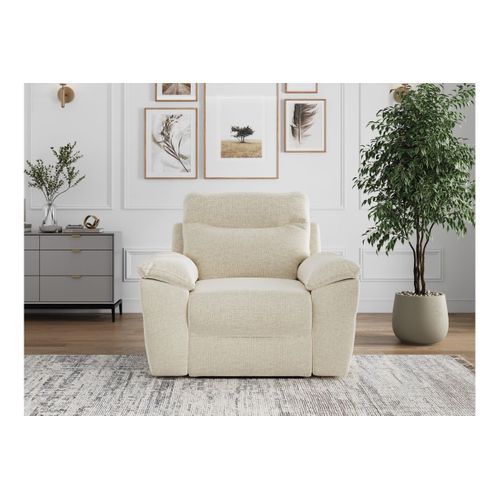 Fauteuil De Relaxation Électrique Ross En Tissu - Beige