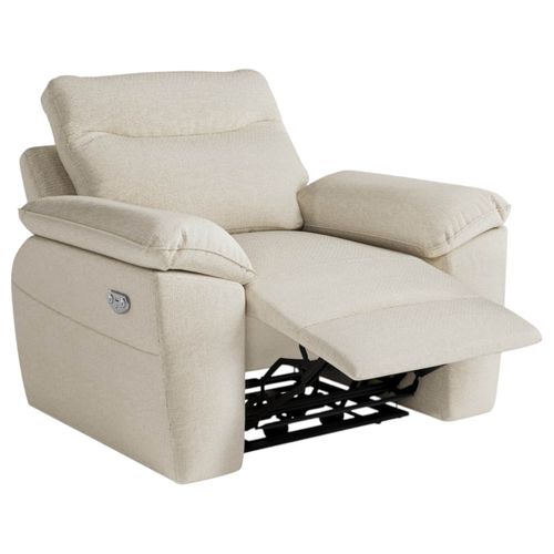 Fauteuil De Relaxation Électrique Ross En Tissu - Beige