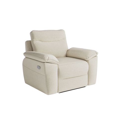 Fauteuil De Relaxation Électrique Ross En Tissu - Beige