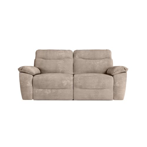 Canapé De Relaxation Manuel Ross 3 Places En Velours Côtelé - Taupe