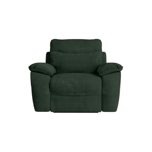 Fauteuil De Relaxation Manuel Ross En Velours Côtelé - Vert Foncé