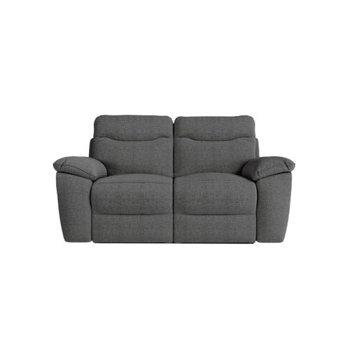 Canapés De Relaxation Ross Manuels 3 Et 2 Places Et Fauteuil En Tissu Texturé 3d - Gris Foncé
