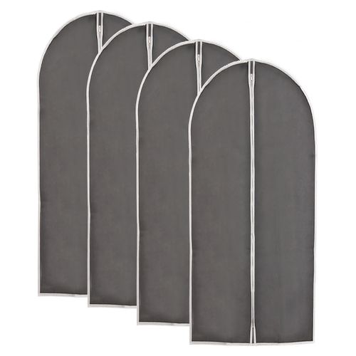 Housse En Tissu Gris Pour Vêtements Longs