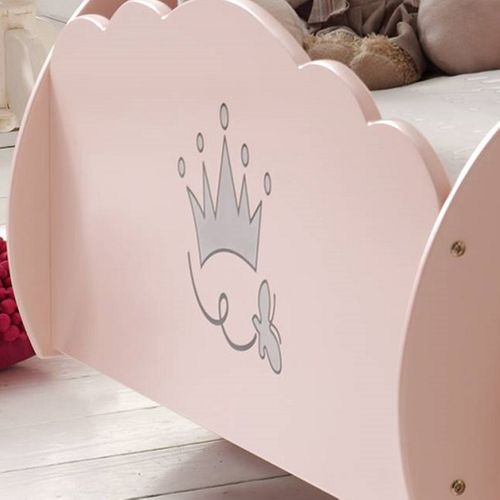 Lit Avec Sommier Princesse Rose 90x200 cm