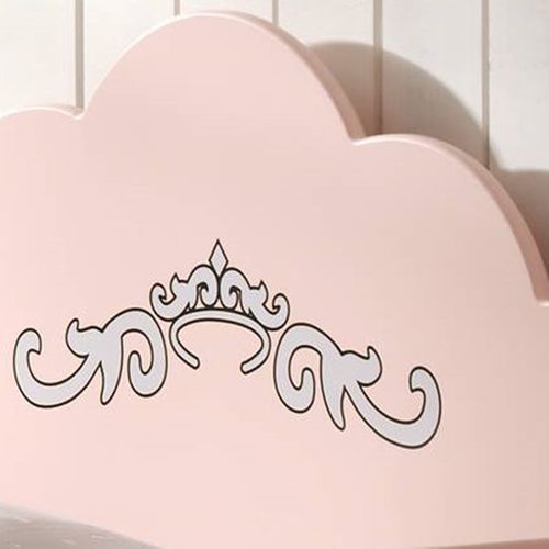 Lit Avec Sommier Princesse Rose 90x200 cm