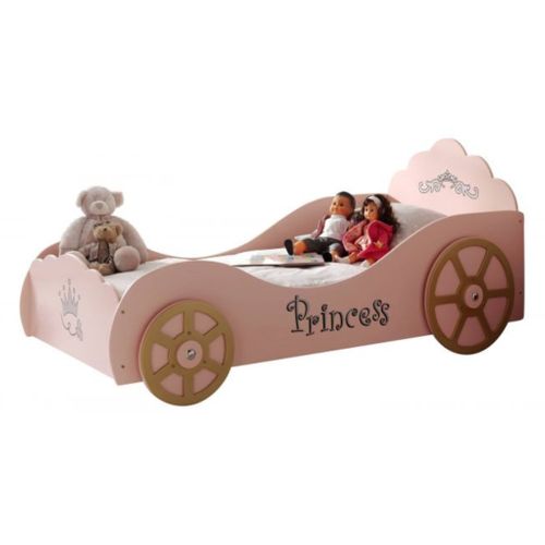 Lit Avec Sommier Princesse Rose 90x200 cm