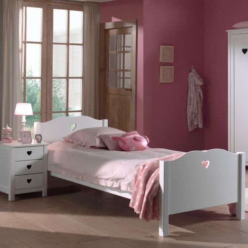 Chevet 3 Tiroirs Blanc