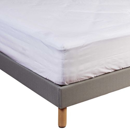 Drap Housse Coton Bonnet 40 Made In France Blanc 160x200