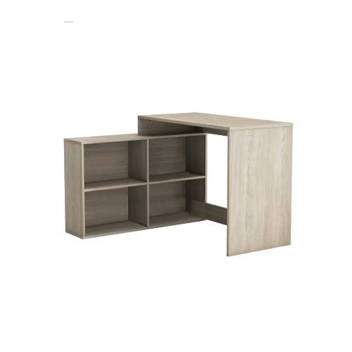 Bureau D'angle Niches Bois Naturel