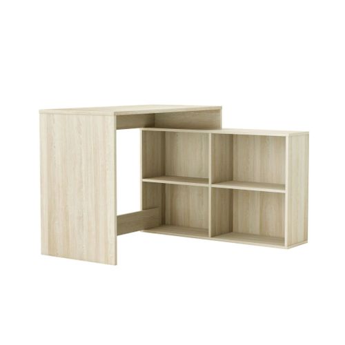 Bureau D'angle Niches Bois Naturel