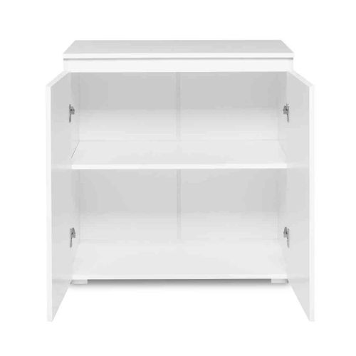 Commode 2 Portes En Bois Blanc