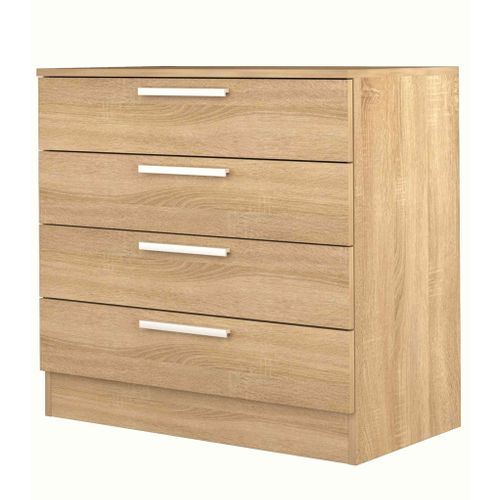 Commode 4 Tiroirs Bois Clair