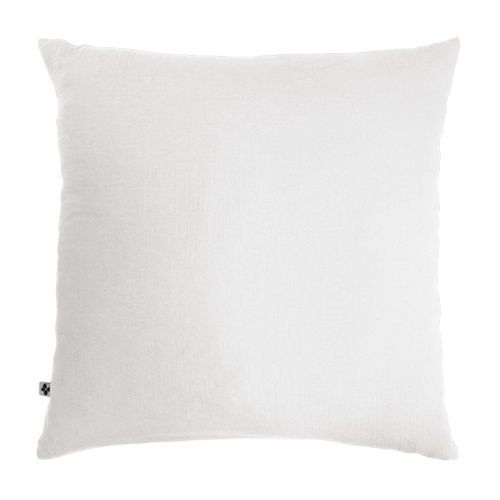 Taie D'oreiller Double Gaze De Coton Blanc 60x60 Cm