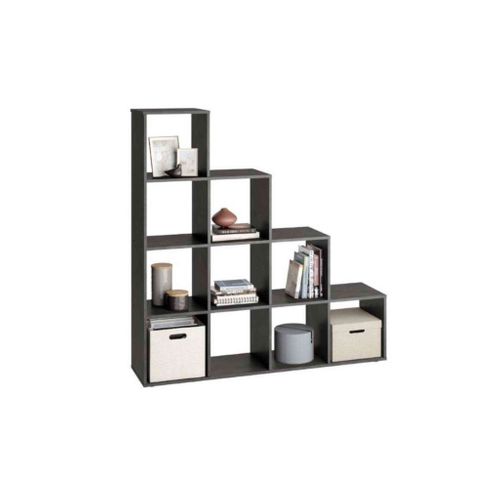 Etagère Escalier 10 Cases En Bois Matera - Bi13009