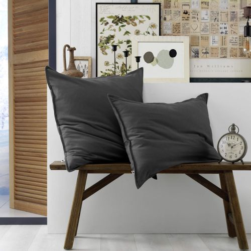 Parure De Lit Flanelle Anthracite 200x200