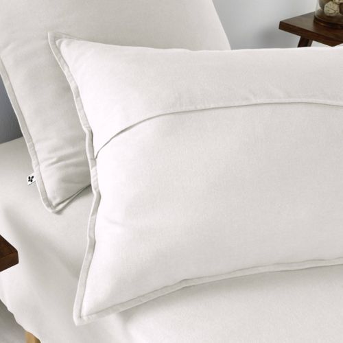 Parure De Lit Flanelle Blanc 140x200