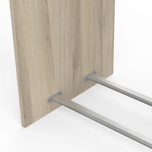 Dressing Modulable Avec Étagères Bois Clair