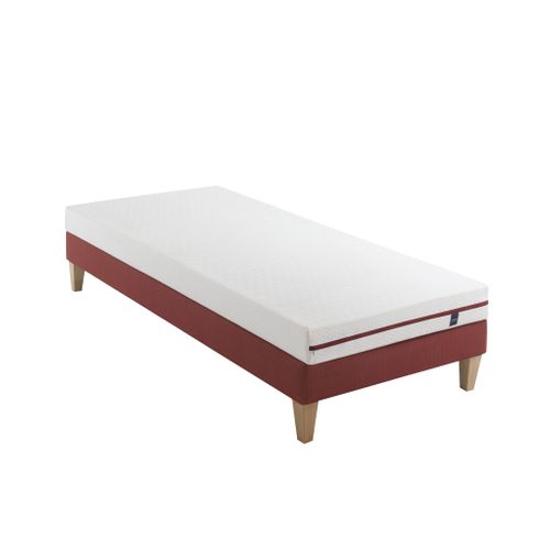 Ensemble Matelas Latex, Sommier Crépuscule 200 Soutien Ferme 120 X 190 - Accueil Moelleux