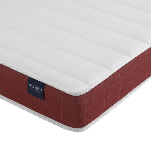 Ensemble Matelas Mousse Accueil Latex, Sommier, Pieds Crépuscule 400 Soutien Ferme 180 X 200