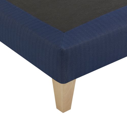 Sommier Déco Tapissier Bleu Marine Rêve 2x100x210