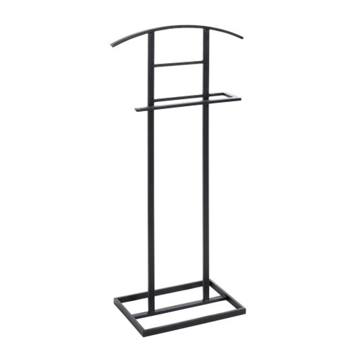 Valet En Métal Laqué Noir