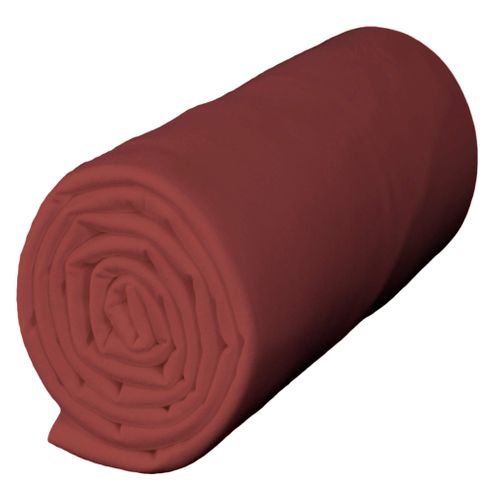 Drap Housse 160x200 Jersey Terre De Sienne Bonnet 40 Cm