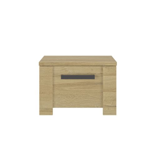 Lit LED Sensitive 160x200 Avec Ses 2 Chevets En Bois Clair