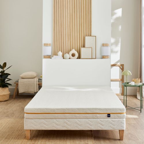 Matelas Mousse Recyclée Aube 400 Soutien Très Ferme 180x200 - 2 Personnes - Accueil Dynamique