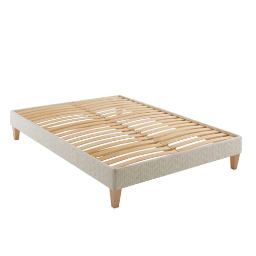 Ensemble Matelas Mousse Recyclée, Sommier, Pieds Et Tête De Lit Aube 400 Soutien Très Ferme 160x200