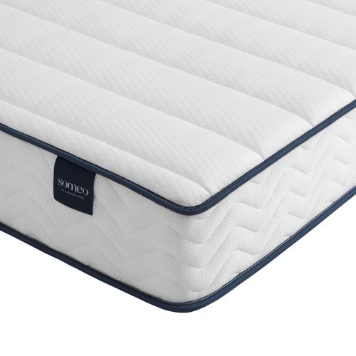 Ensemble Matelas Ressorts, Sommier Lune Et Pieds Rêve 300 Soutien Ferme 90x190 - 1 Personne - Accuei