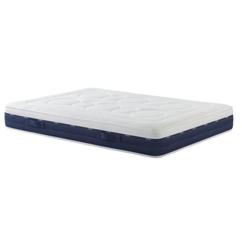 Ensemble Matelas Ressorts Et Mémoire De Forme, Sommier Constellation Et Pieds Rêve 600 Soutien Ferme