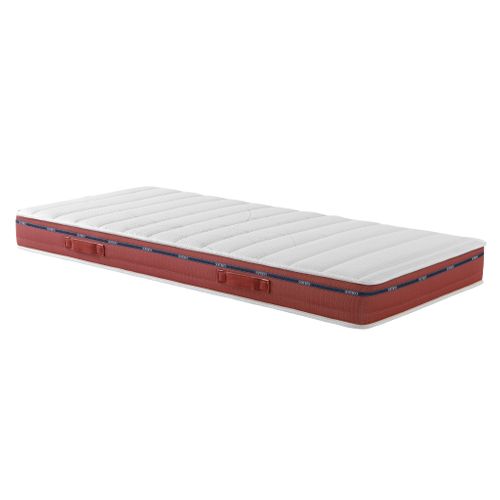 Ensemble Matelas Relaxation 100% Latex, Sommier Tpr Et Pieds Crépuscule 500 Soutien Ferme 70x190 - 1