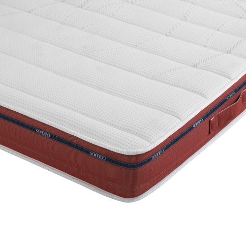 Ensemble Matelas Relaxation 100% Latex, Sommier Tpr Et Pieds Crépuscule 500 Soutien Ferme 70x190 - 1