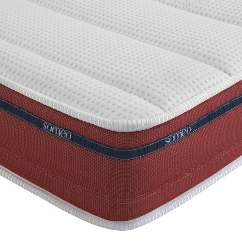 Ensemble Matelas Relaxation 100% Latex, Sommier Tpr Et Pieds Crépuscule 500 Soutien Ferme 70x190 - 1