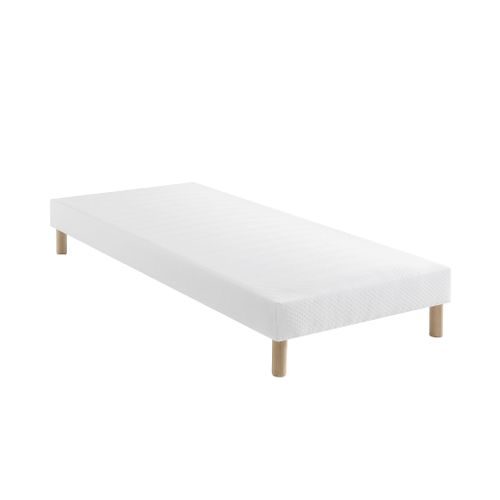 Ensemble Matelas 100% Latex, Sommier Constellation Et Pieds Crépuscule 600 Soutien Mi-ferme 110x200