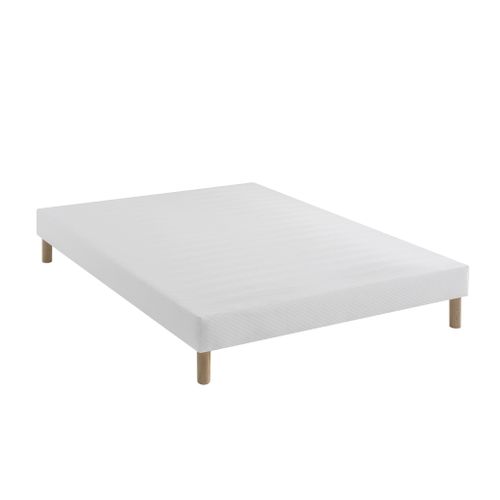 Ensemble Matelas 100% Latex, Sommier Constellation Et Pieds Crépuscule 600 Soutien Mi-ferme 140x200