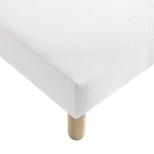 Ensemble Matelas Mémoire De Forme, Sommier Lune Et Pieds Songe 500 Soutien Ferme 140x190 - 2 Personn