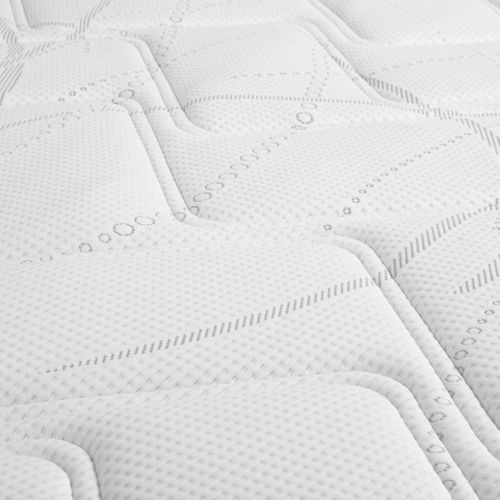Ensemble Matelas Mémoire De Forme, Sommier Lune Et Pieds Songe 500 Soutien Ferme 140x200 - 2 Personn