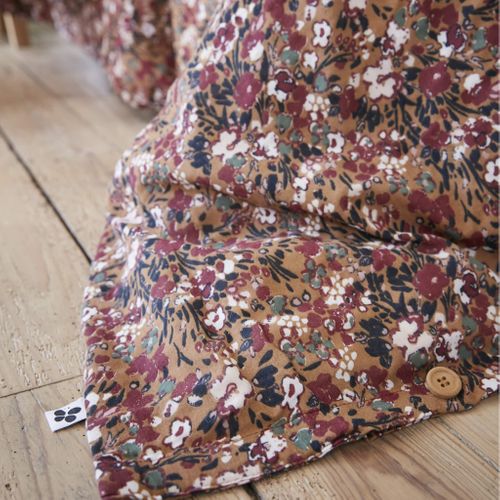 Housse De Couette Gaze De Coton Imprimé Floral