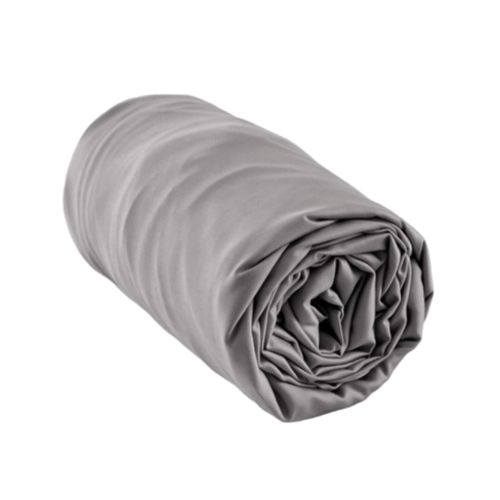 Drap Housse En Bambou Uni Anthracite 160x200 Cm